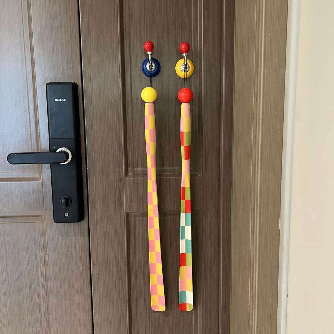 新家的100个快递 多巴胺长柄鞋拔子孕晚期提鞋不弯腰辅助老人穿鞋,居家日用,鞋拔,淘宝优惠券,粉丝福利购,淘宝优惠卷