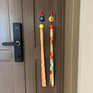 新家的100个快递 多巴胺长柄鞋拔子孕晚期提鞋不弯腰辅助老人穿鞋