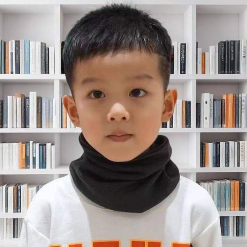 男女儿童秋冬德绒自发热围脖中大童宝宝磨毛无骨保暖加厚脖套围巾