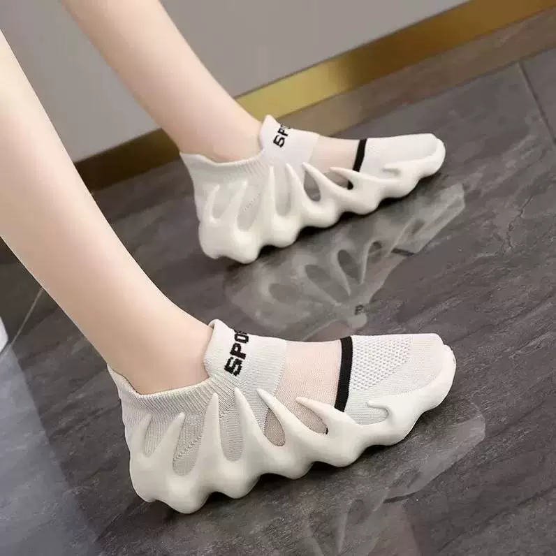 八爪鱼女鞋秋季网面运动鞋轻便