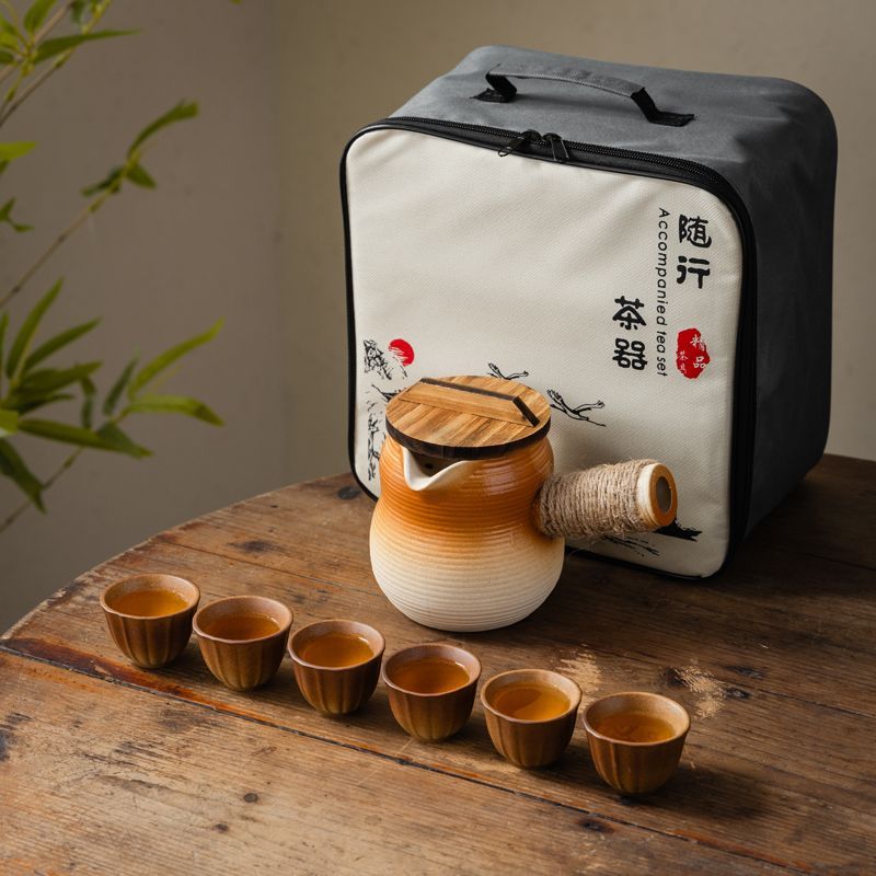 罐罐壶可明火干烧围炉煮茶便携包炒茶大容量烤奶罐煮茶壶陶瓷户外