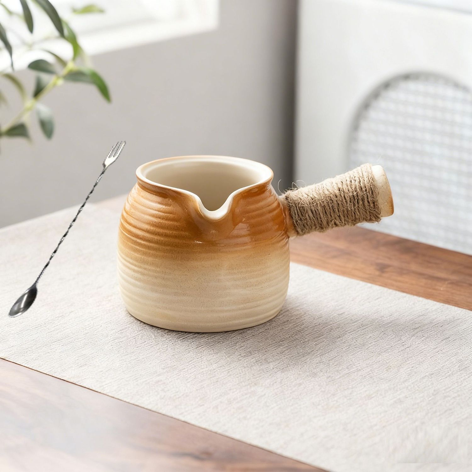 罐罐壶可明火干烧大容量烤奶罐煮茶壶陶瓷围炉煮茶户外便携包炒茶