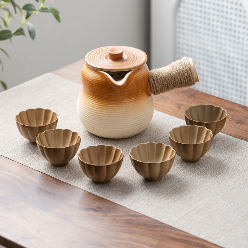 罐罐壶可明火干烧烤奶罐煮茶壶陶瓷户外围炉煮茶便携包炒茶大容量