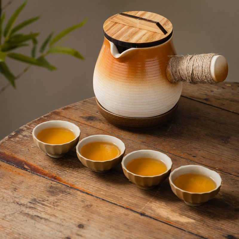 罐罐壶可明火干烧烤奶罐煮茶壶陶瓷户外围炉煮茶便携包炒茶大容量