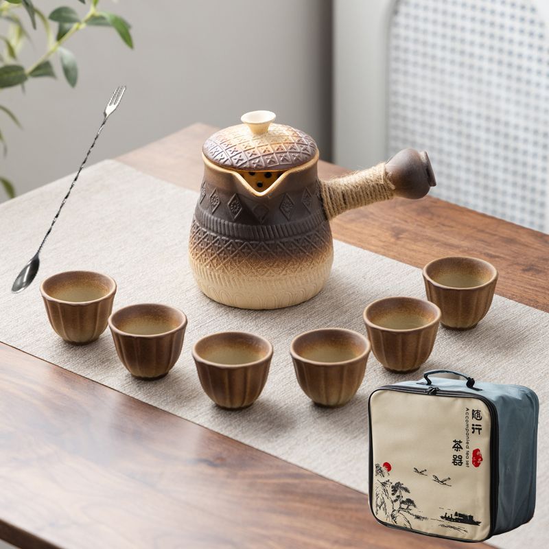 罐罐壶围炉煮茶陶瓷户外便携包可明火干烧烤奶罐煮茶壶炒茶大容量