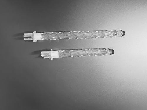 14逆牙透明螺旋外管，24cm16cm12cm长度外径20mm