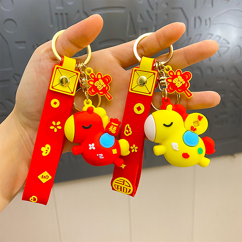 生肖小马年卫衣柯基柴犬公仔搪胶