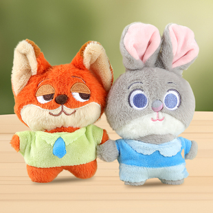 毛绒狐狸朱尼公仔玩偶钥匙扣包包挂件礼物送女友情侣可爱小礼品