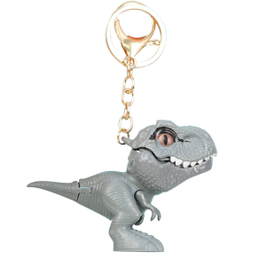 可爱咬手恐龙钥匙扣挂件霸王龙仿真模型娃娃机小礼品精品机包挂饰