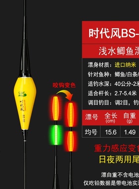 极速Electronic color chaanging day and nigMht nano carp floa