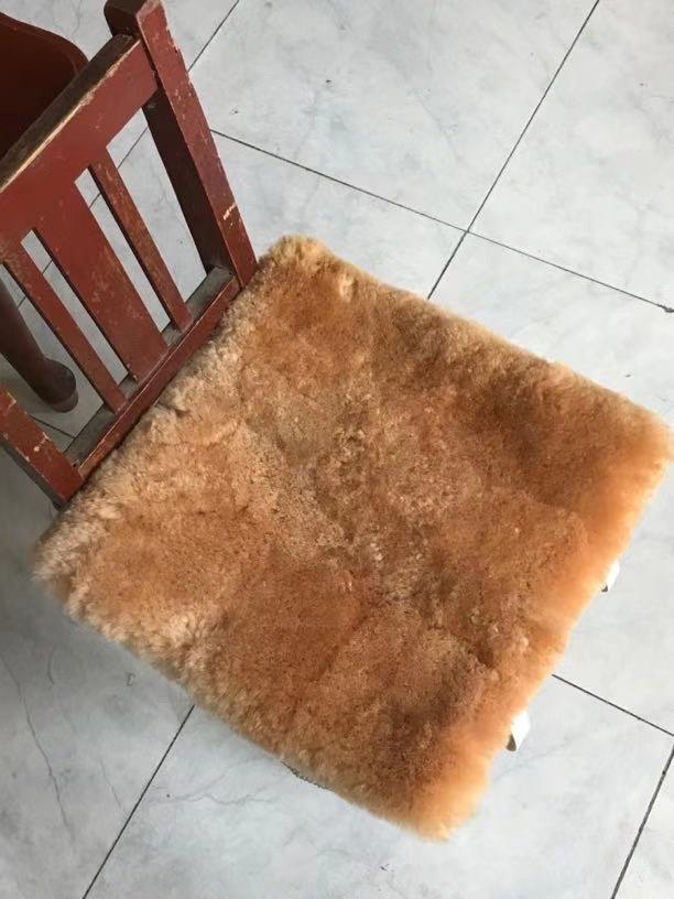皮草清仓处理纯羊毛汽车坐垫羊剪绒短毛真皮车垫座椅垫无靠背冬季