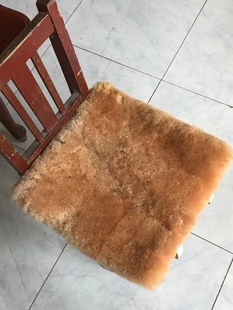 皮草处理纯羊毛汽车坐垫羊剪绒短毛真皮车垫座椅垫无靠背冬季