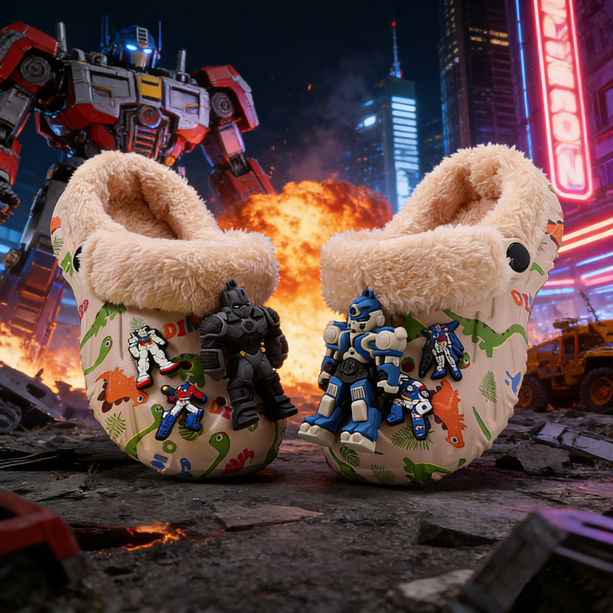 儿童棉拖鞋男童拖鞋冬季新款男孩室内防滑家居家毛绒保暖居家小孩