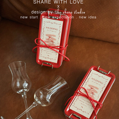 马口铁盒伴手礼婚礼领证烘焙盒