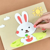 手工diy儿童粘贴画EVA立体贴画幼儿园diy制作材料包益智贴纸玩具