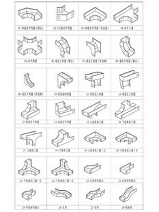 弯通托盘式 玻璃钢电缆桥架梯槽式 防火线槽盖板弯头连接片配件大全