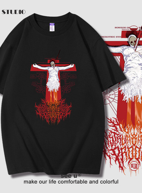 人类补完计划周边t恤第二使徒莉莉丝短袖EVA福音战士260g重磅纯棉