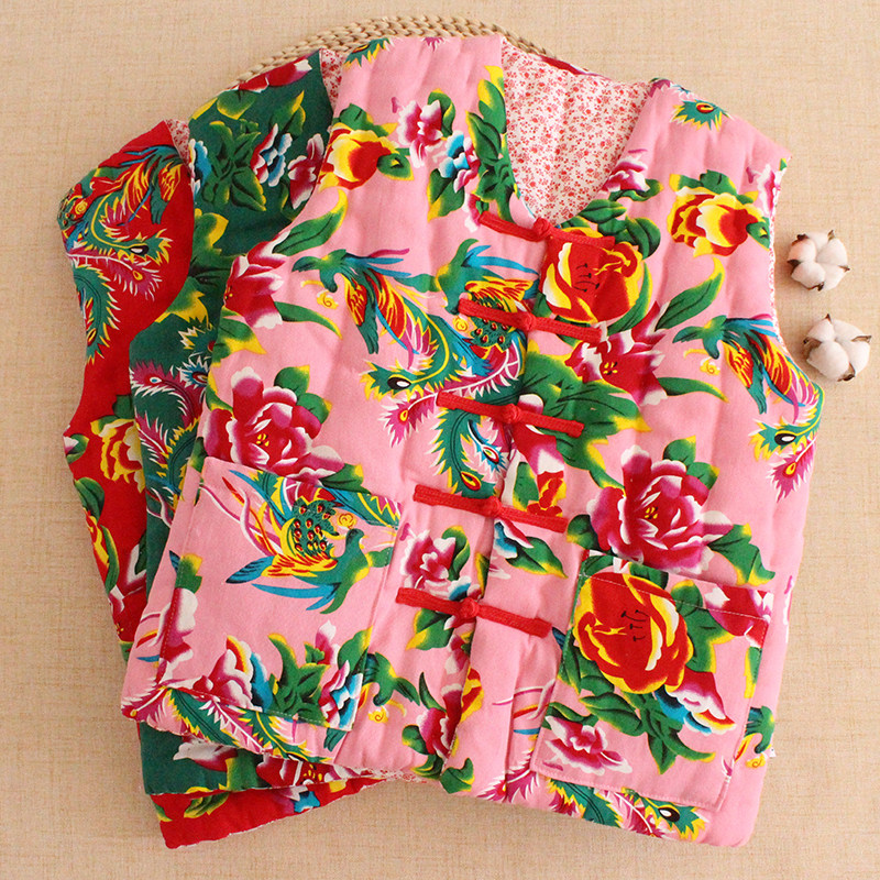 纯棉花手工男士保暖棉背心女士居家外穿加厚马甲秋冬季修身坎肩衣