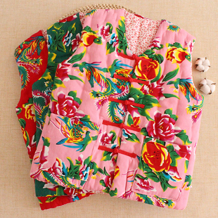 纯棉花手工男士保暖棉背心女士居家外穿加厚马甲秋冬季修身坎肩衣