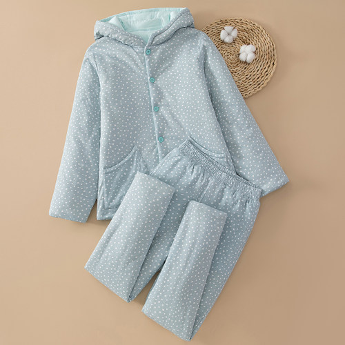 女士纯棉花棉衣微弹棉袄棉裤套装