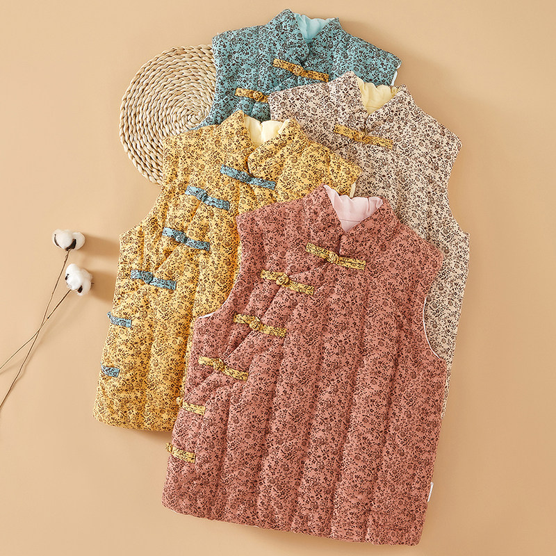 纯棉花手工女士加厚保暖马甲成人大人秋冬季居家外出穿坎肩棉背心