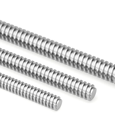 304不锈钢粗牙梯形丝杆