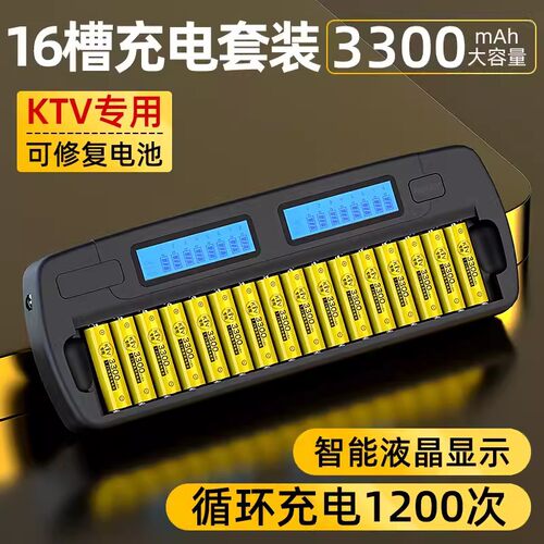 德力普5号3300可充电电池套装