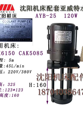 新款配件 CW6163CAK4085 YWP-18GA  冷却水泵 三相电泵 120W现货