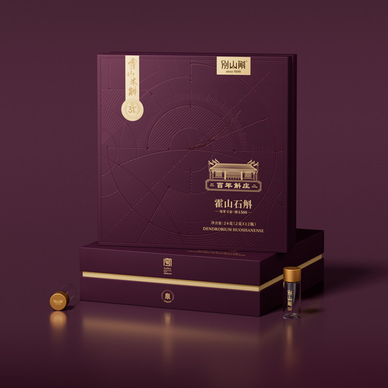 别山斛旗舰店霍山米斛枫斗母芽寸金别1500臻品礼盒