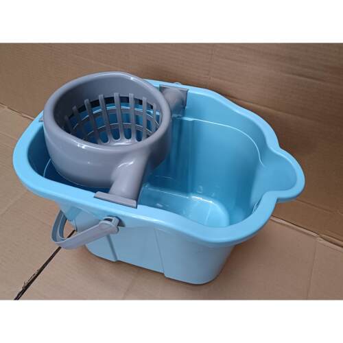 家用手压带滑轮洗拖把桶挤水桶墩布拖布清洁桶塑料旋转拧水脱水机