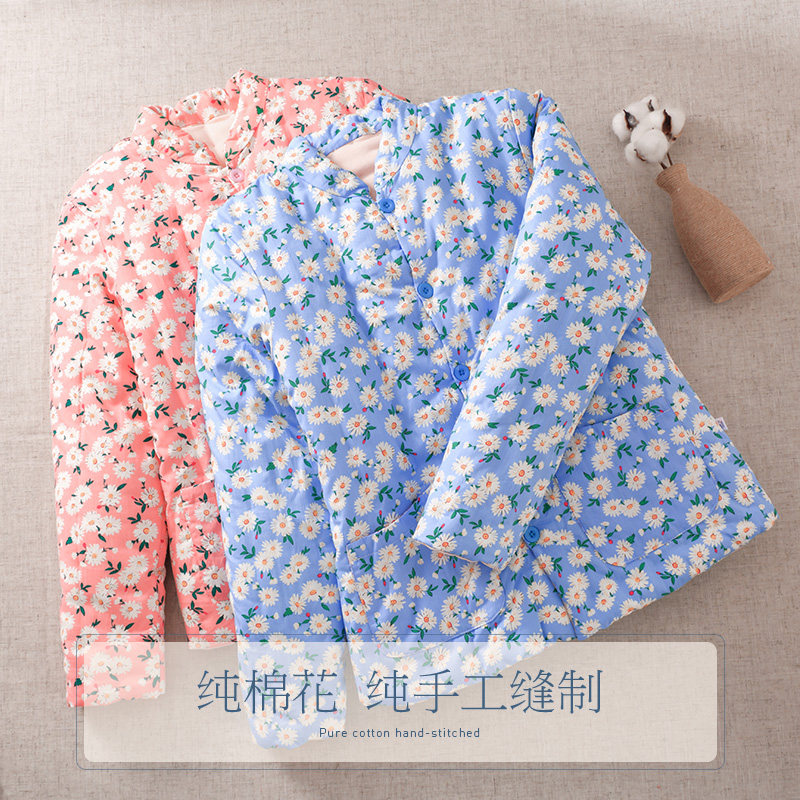 纯棉花常规小清新加厚