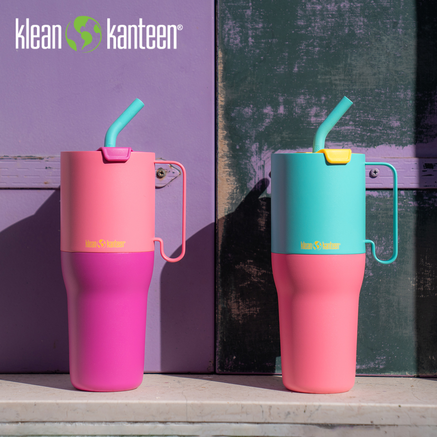 美国KleanKanteen巨无霸吸管杯
