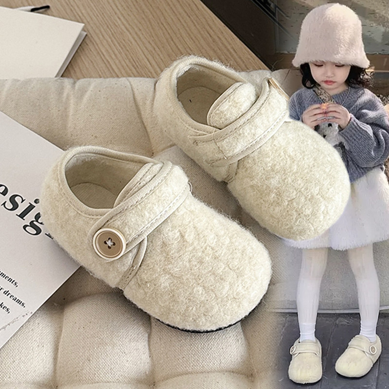 女童勃肯鞋2025冬加绒保暖二棉鞋儿童公主鞋软底防滑宝宝毛毛冬鞋,童鞋/婴儿鞋/亲子鞋,棉鞋,淘宝优惠券,粉丝福利购,淘宝优惠卷