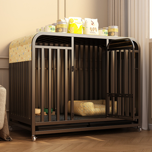 大号家用室内狗笼子大型中型犬带厕所一体宠物围栏狗窝别墅萨摩耶