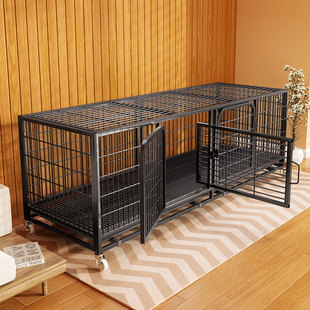 猫狗笼子繁殖笼大中小型犬养殖带隔断厕所宠物店子母笼繁育笼鸽笼