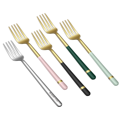 莱柏顿西餐叉316L不锈钢水果叉子