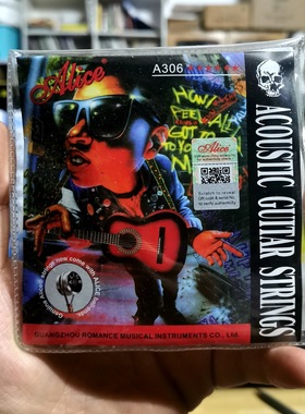 爱丽丝ALICE A306民谣吉它套弦木吉它琴线吉他散弦guitar strings