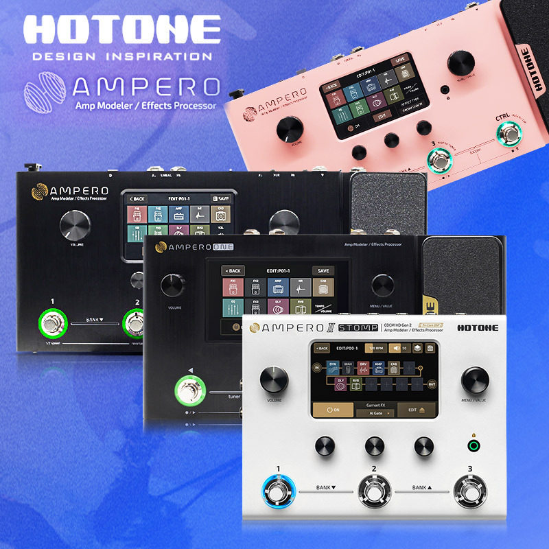 Hotone Ampero one Stomp II mini Stage电吉他综合效果器2代贝斯图片