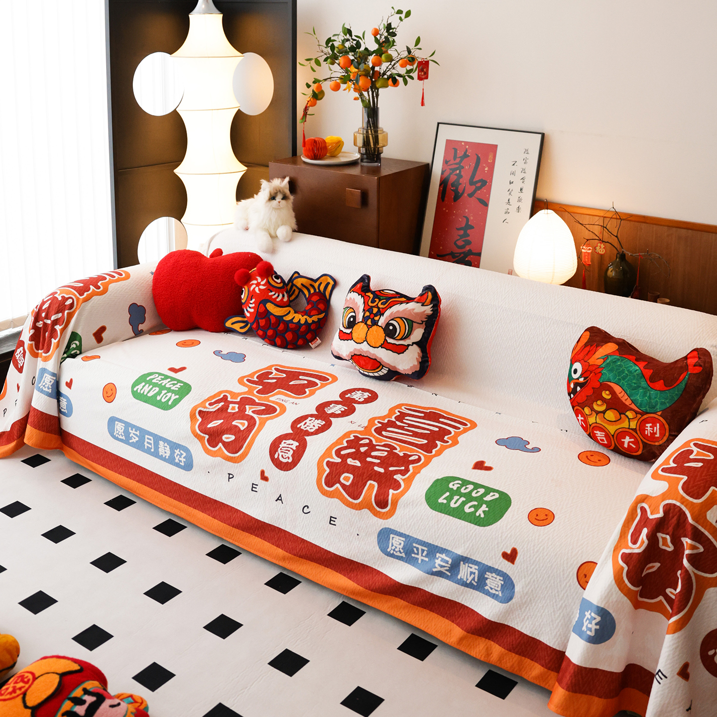 原创设计一体铺设可机洗水洗