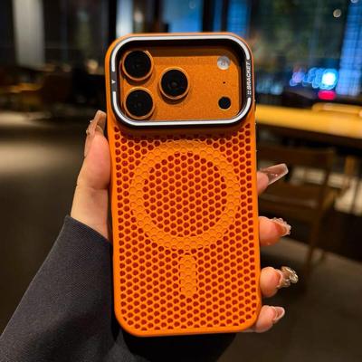 磁吸散热镜头支架iPhone手机壳