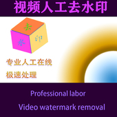 人工在线处理长短视频去水印下载解析删除logo无台标剪辑编辑服务