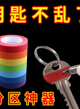 钥匙区分神器钥匙盘环出租神器锁匙扣分类标记大锁钥匙圈房东收纳