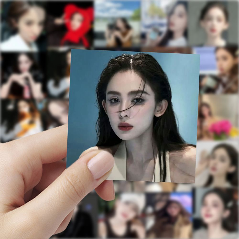 177张古力娜扎贴纸ins风高颜值爆款明星周边手机手账装饰贴画防水