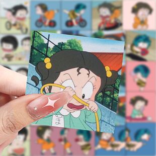 福星小子头像动画贴纸人物卡通创意可爱防水手账diy卡通手机装饰