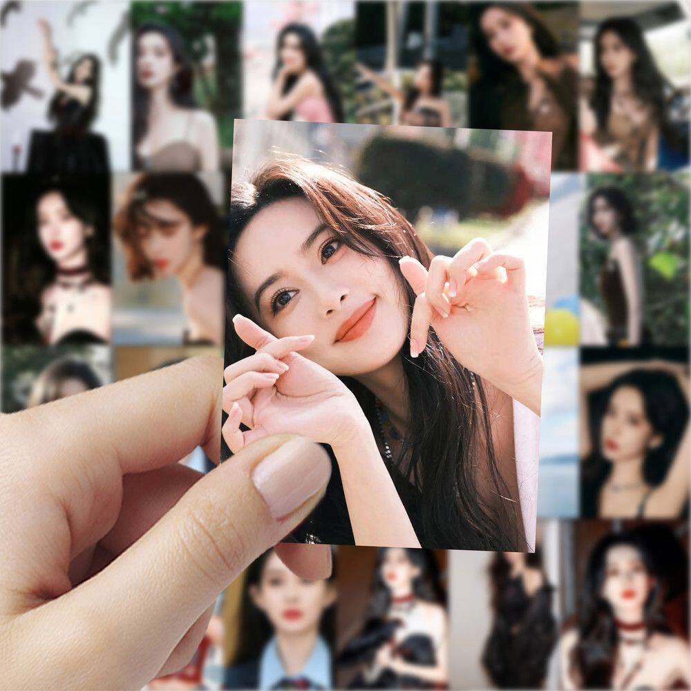 126贴孟子义贴纸美女明星神图高颜值ins风贴纸装饰diy平板电