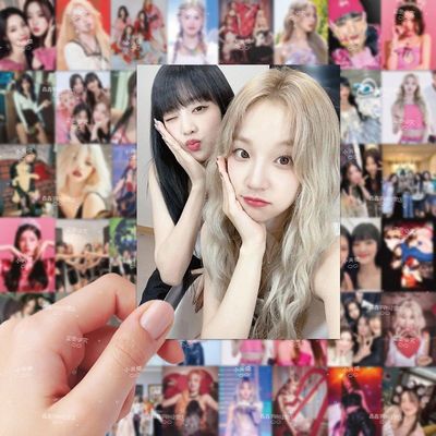 60张韩国女团(G)l-DLE贴纸高颜值合集明星周边装饰DIY手机壳手账