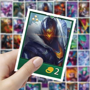 金铲铲s14英雄创意贴画游戏周边行李箱贴纸diy笔记本手机装 饰防水