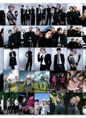 63张QNER男团贴纸高颜值明星组合ins高清图片装饰行李箱防水贴画