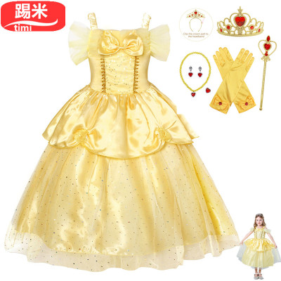 贝儿公主女童礼服连衣裙