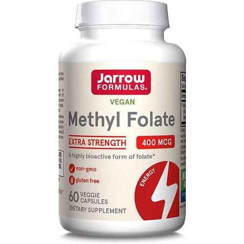 美国直邮Jarrow Formulas Methylfolate甲基叶酸5-MTHF400mcg60粒